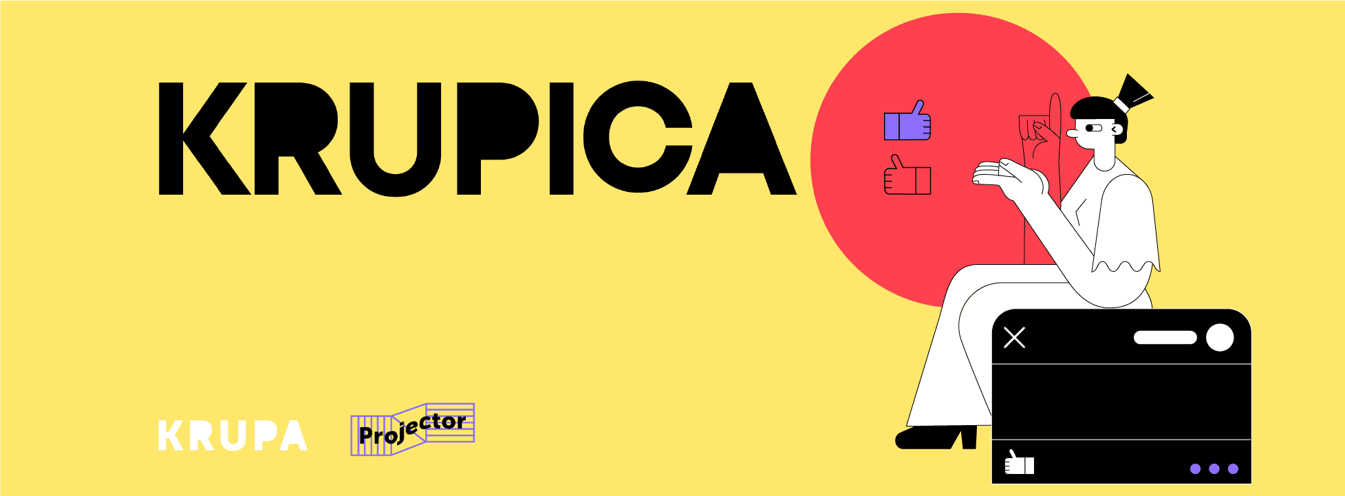 Projector проведе онлайн-конференцію Krupica про дизайн інтерфейсів з міжнародними спікерами  