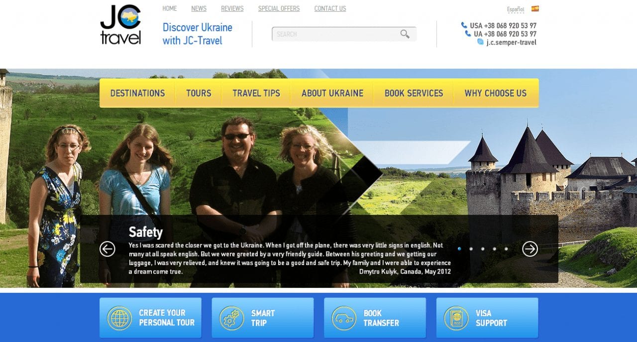 Запущен сервис, «открывающий» Украину для иностранных туристов