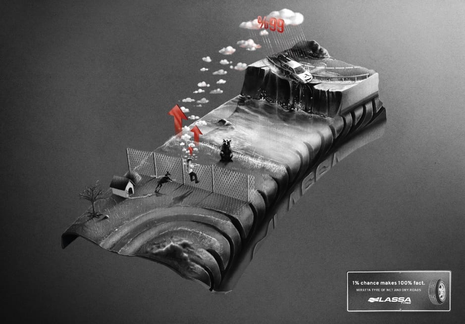 Драма на кусочке шины