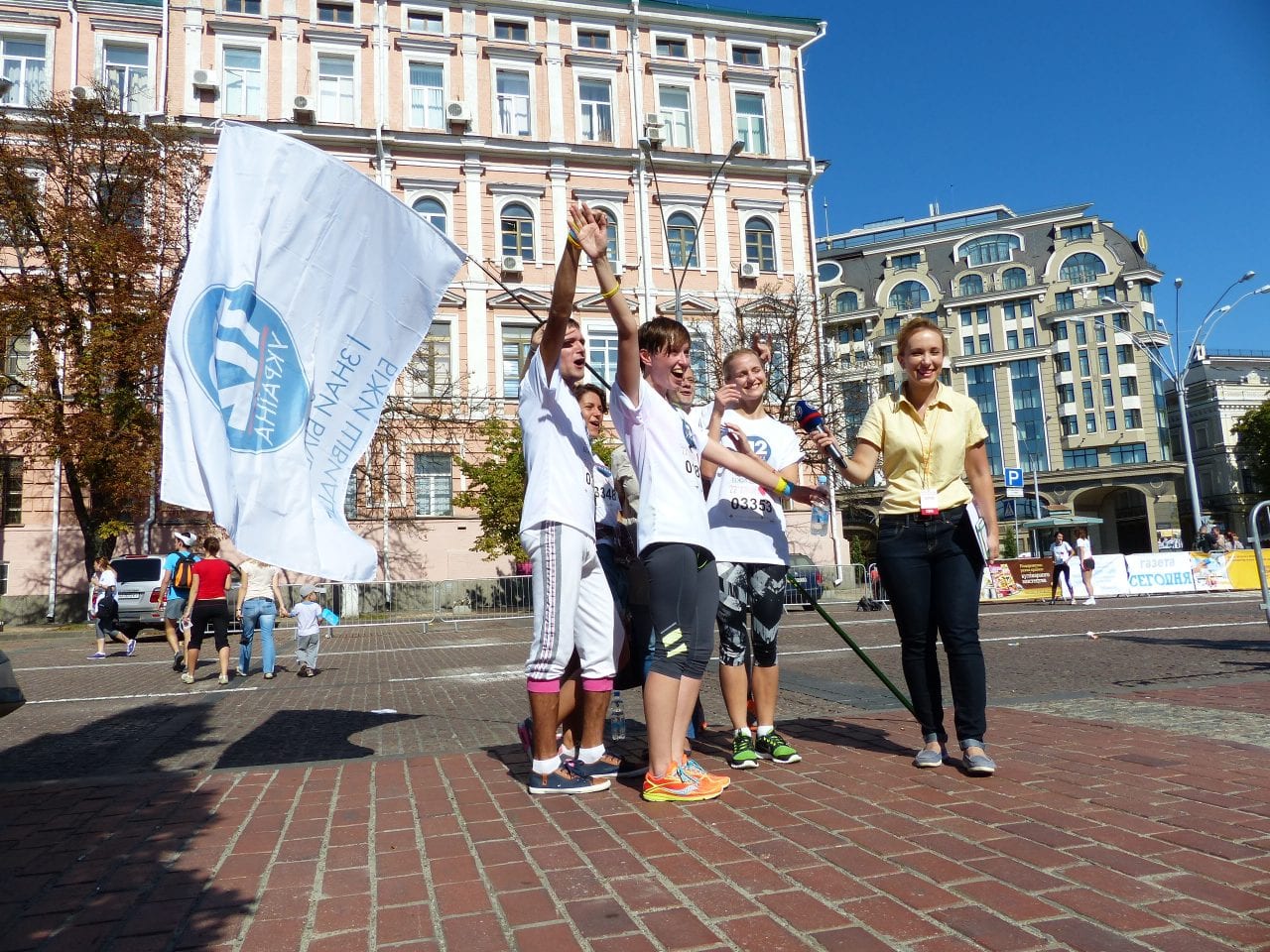 Команда &quot;112 Украина&quot;: пробег ради детских жизней