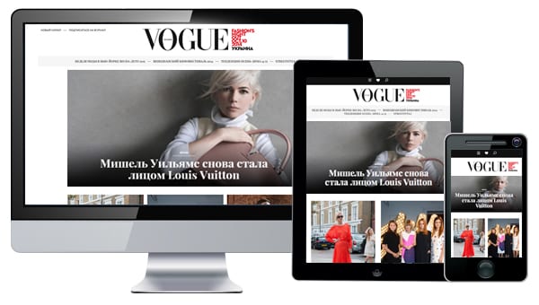 Vogue.ua объявил о редизайне