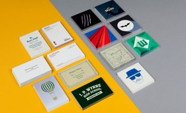 Визитки для супергероев