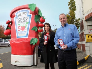 В Ирландии кетчуп Heinz предпочитает наружную рекламу
