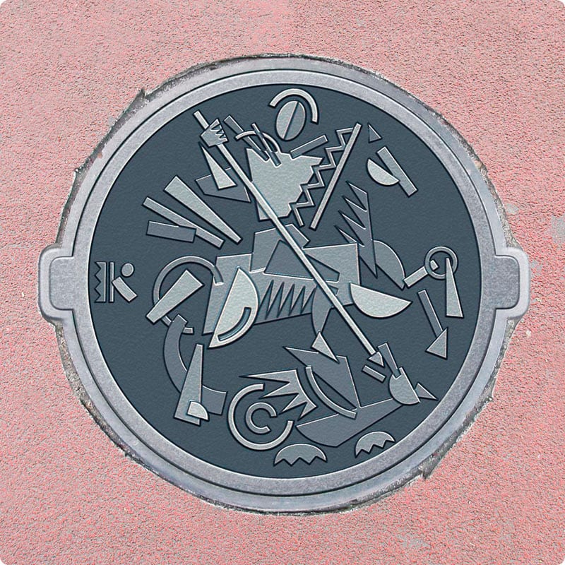 Креативные канализационные люки от Лебедева