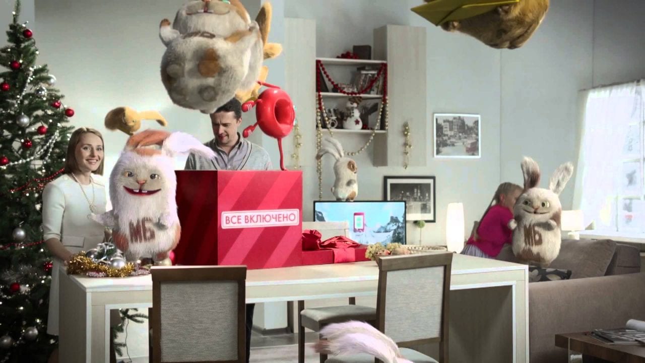 Снегомобиль подарков от life:) (ВИДЕО)