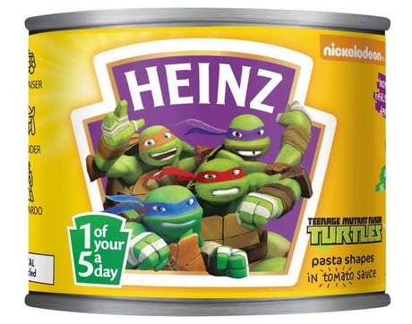 Паста с черепашками