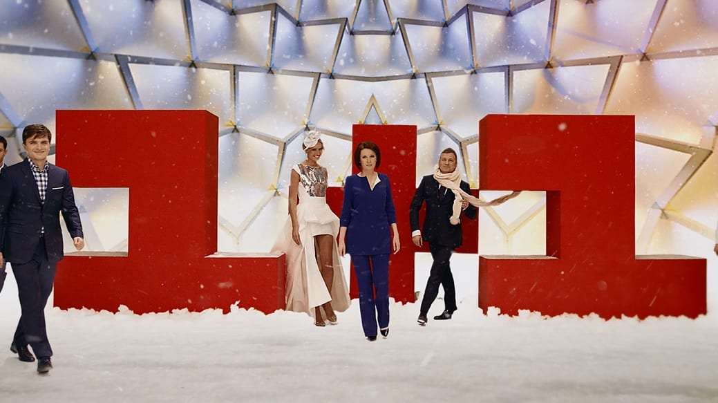 Канал 1+1 представил новогоднее оформление (ВИДЕО)