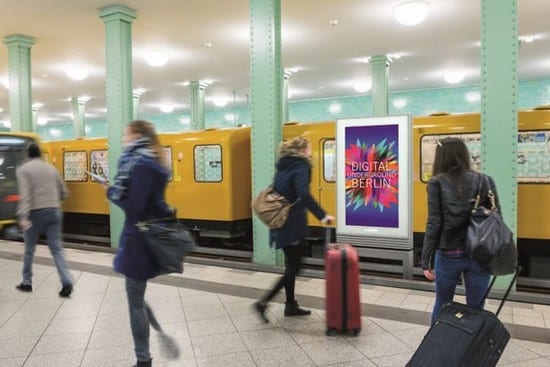 Торжество цифровой наружки в берлинском метро