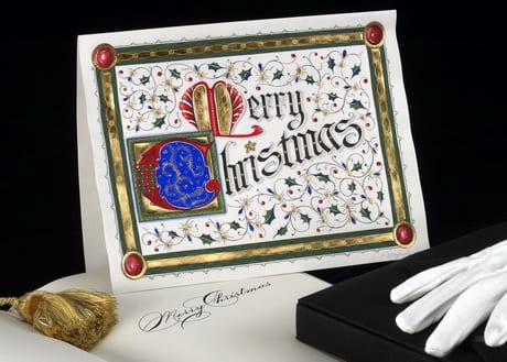 Самая дорогая в мире рождественская открытка