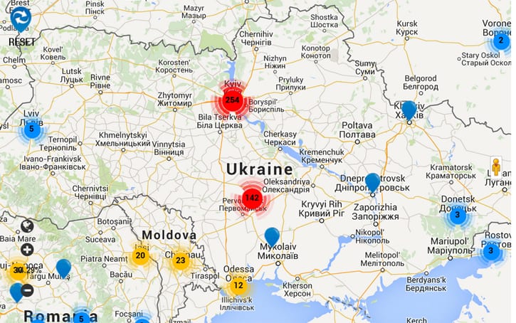 Новая карта мировых стартапов