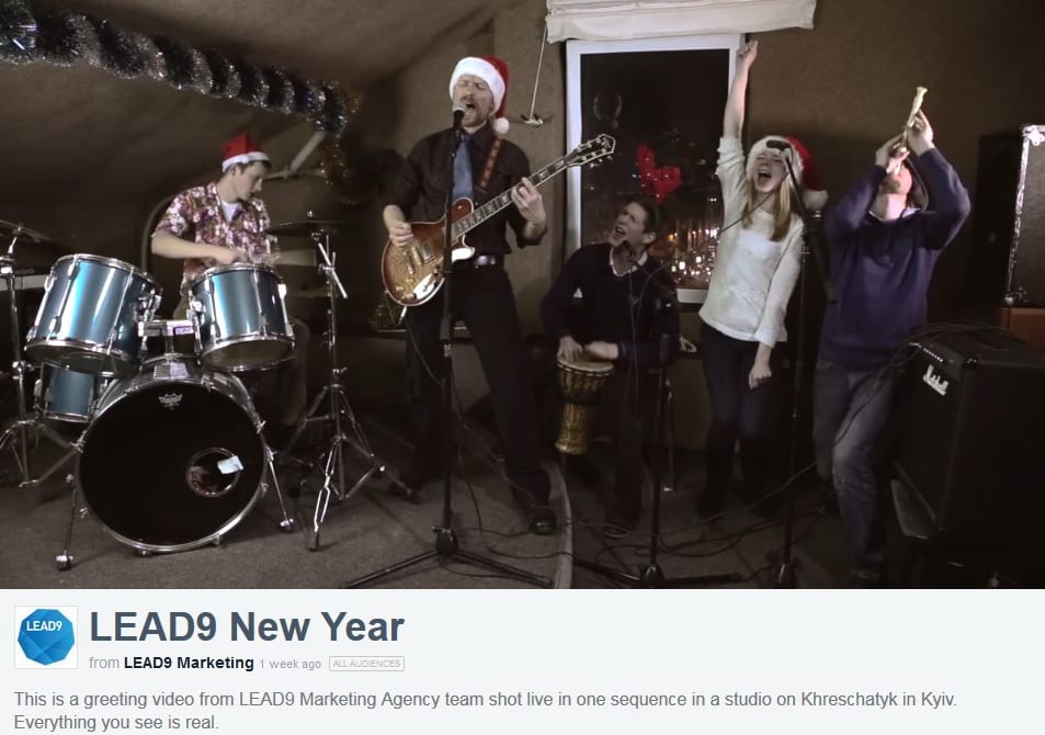 На новий рік LEAD9 відправив своїм клієнтам “живий” подарунок