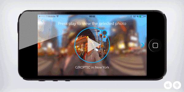 YouTube позволит управлять 360-градусным изображением с камер
