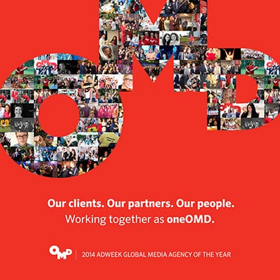 Сеть OMD была названа Global Agency of the Year 2014  по версии журнала Adweek