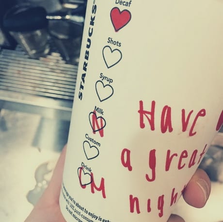 Любовь на стаканчике