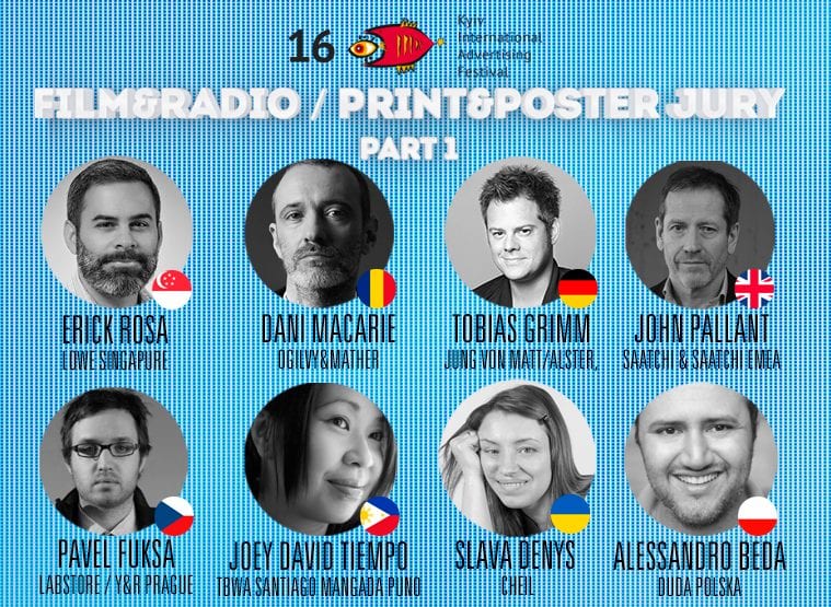 Состав жюри КМФР конкурсов FILM&RADIO / PRINT&POSTER