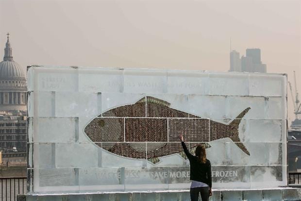 Кусок льда ценой в 700 фунтов