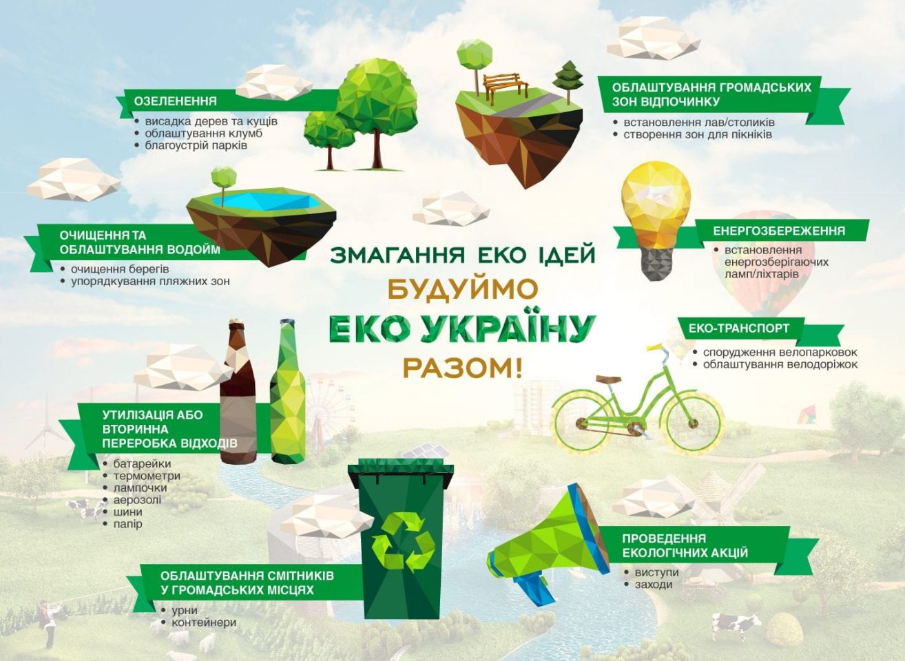 Чернігівське объявляет конкурс экопроектов