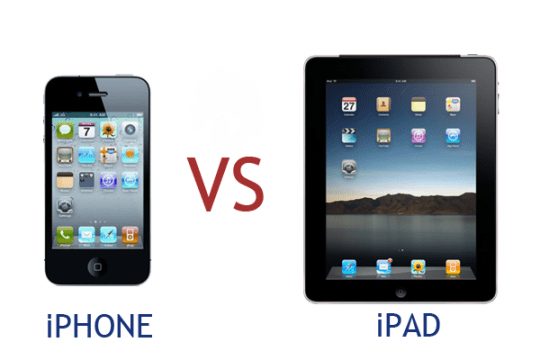 iPhone vs iPad