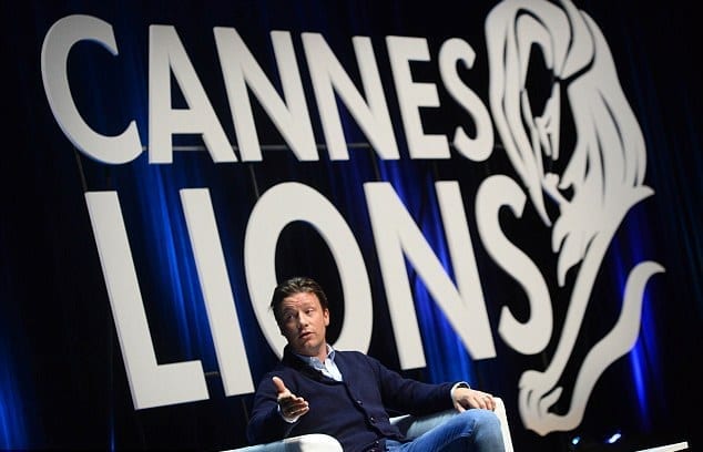 Джейми Оливер раздает фирменные советы брендам на Cannes Lions 2015