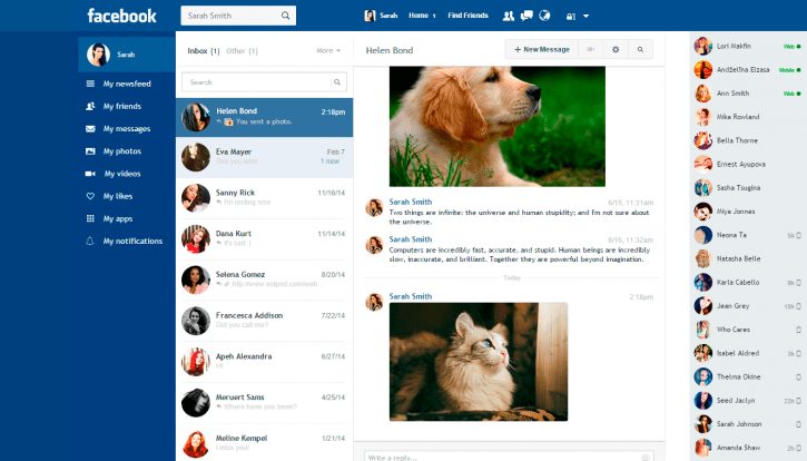 Cделать facebook удобнее