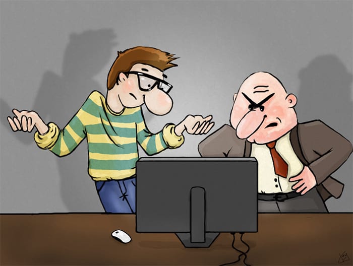 Служить нельзя обслуживать