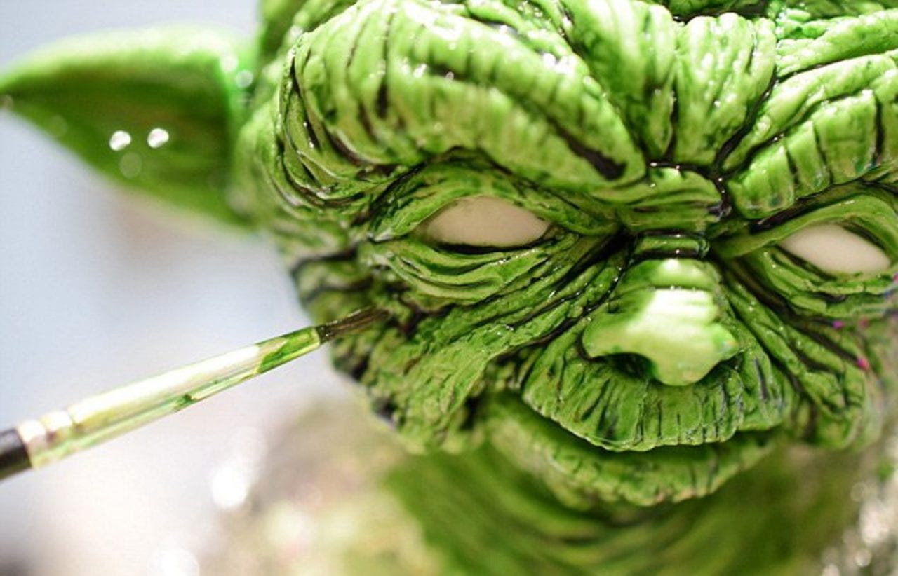 Мастера Йоды скульптура съедобная