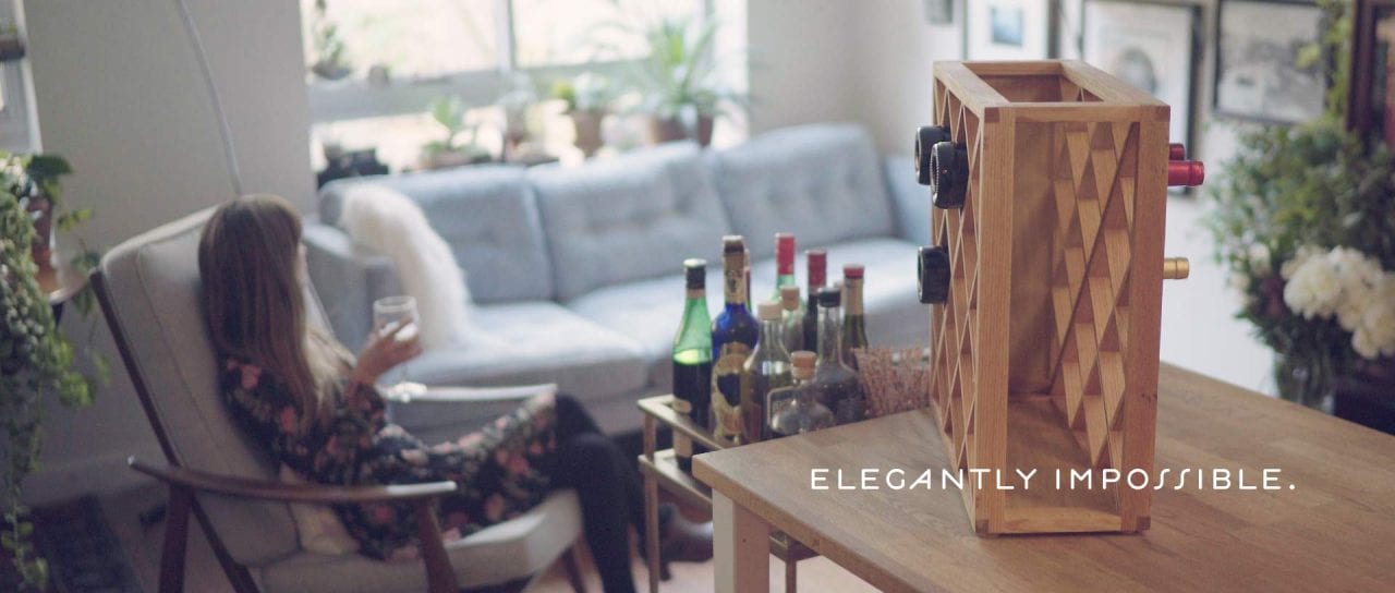 Подставка для вина от фокусника