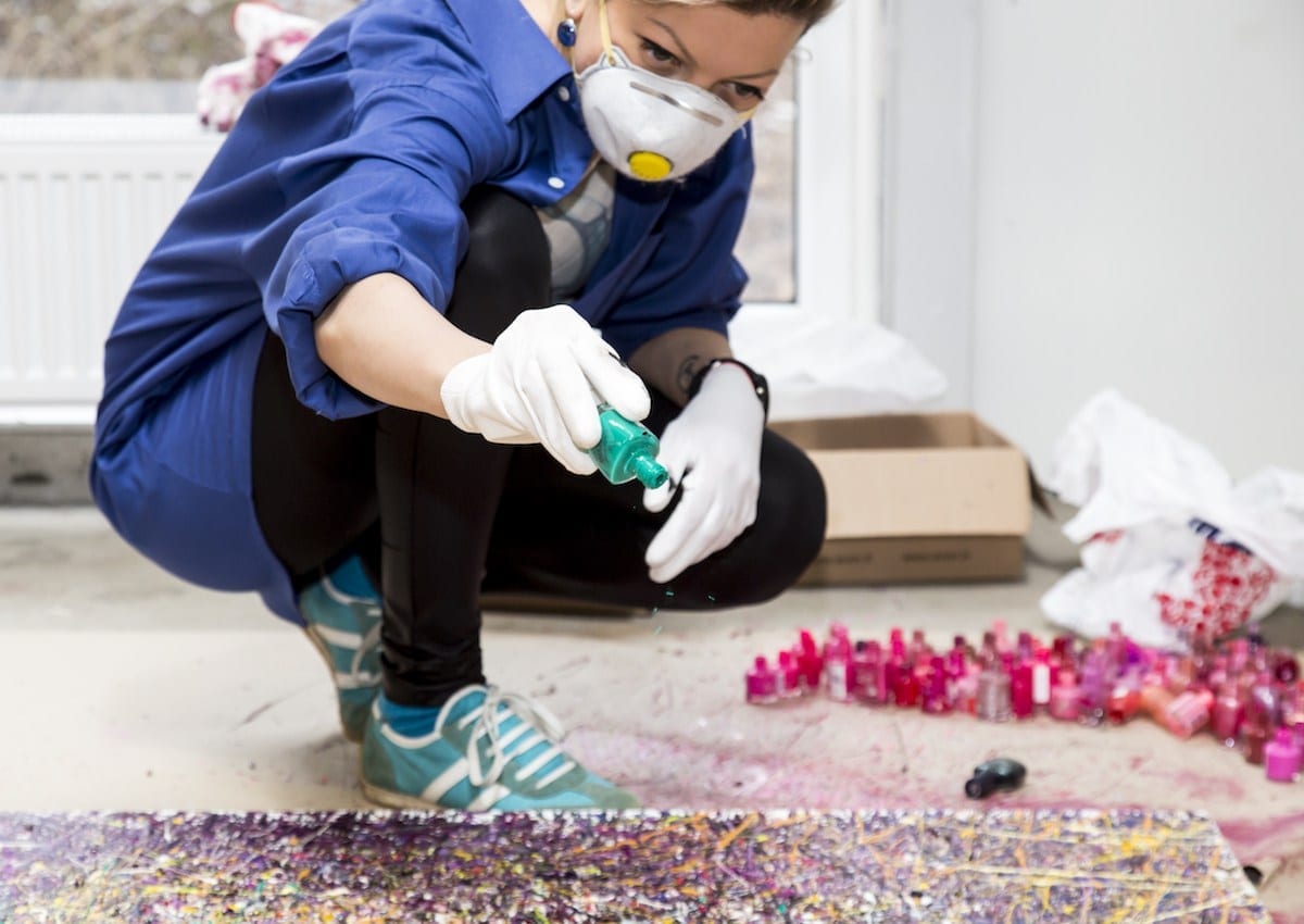 Лак для ногтей вместо смальты