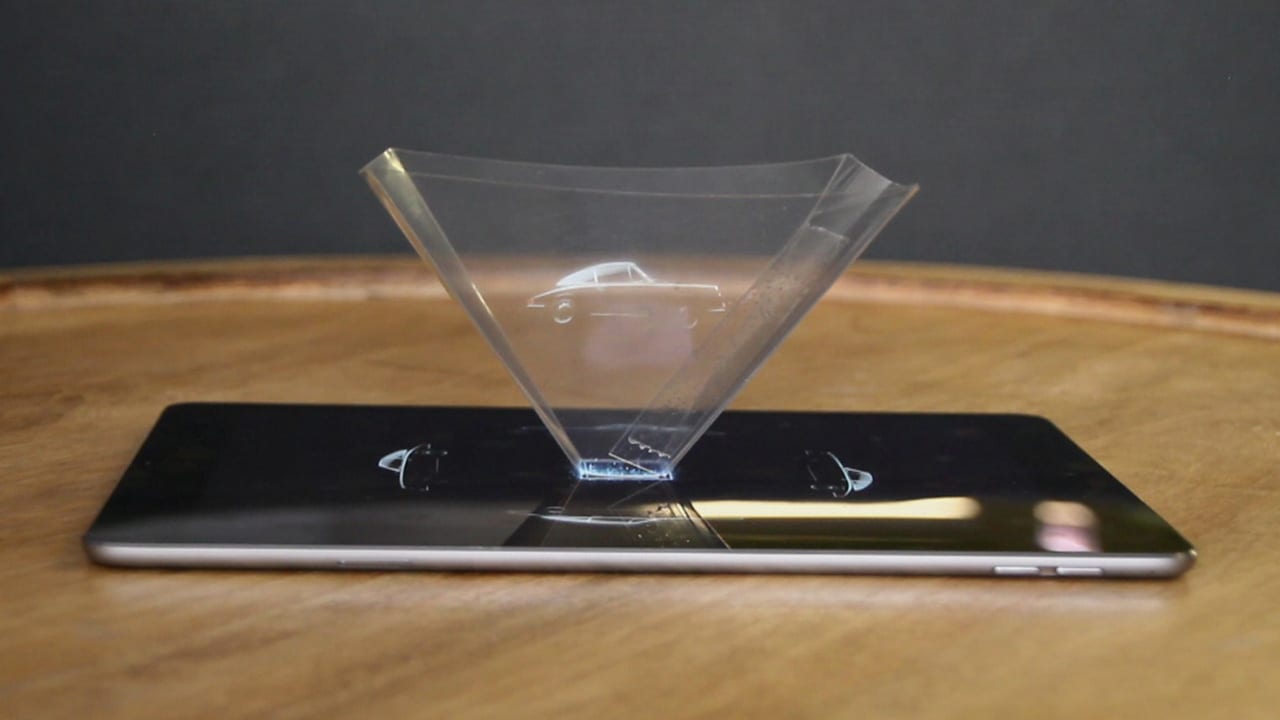 Реклама-голограмма (ВИДЕО)