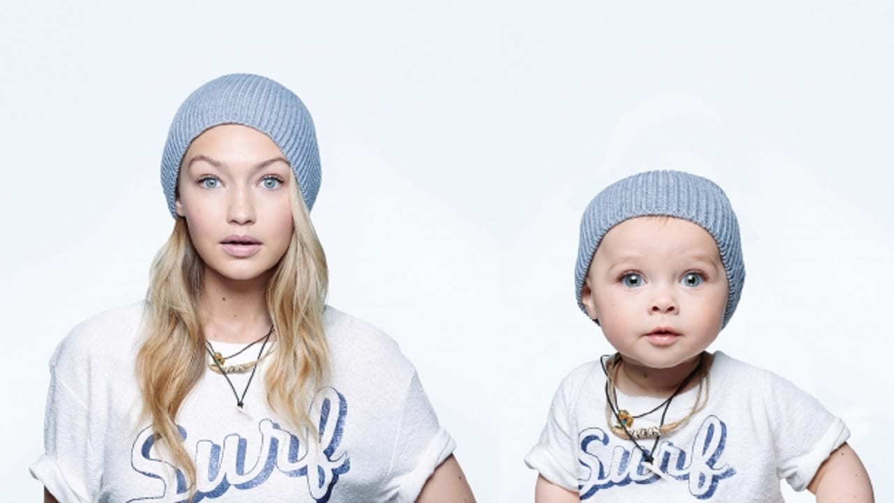 Бэби-Evian ловят волну (ВИДЕО)