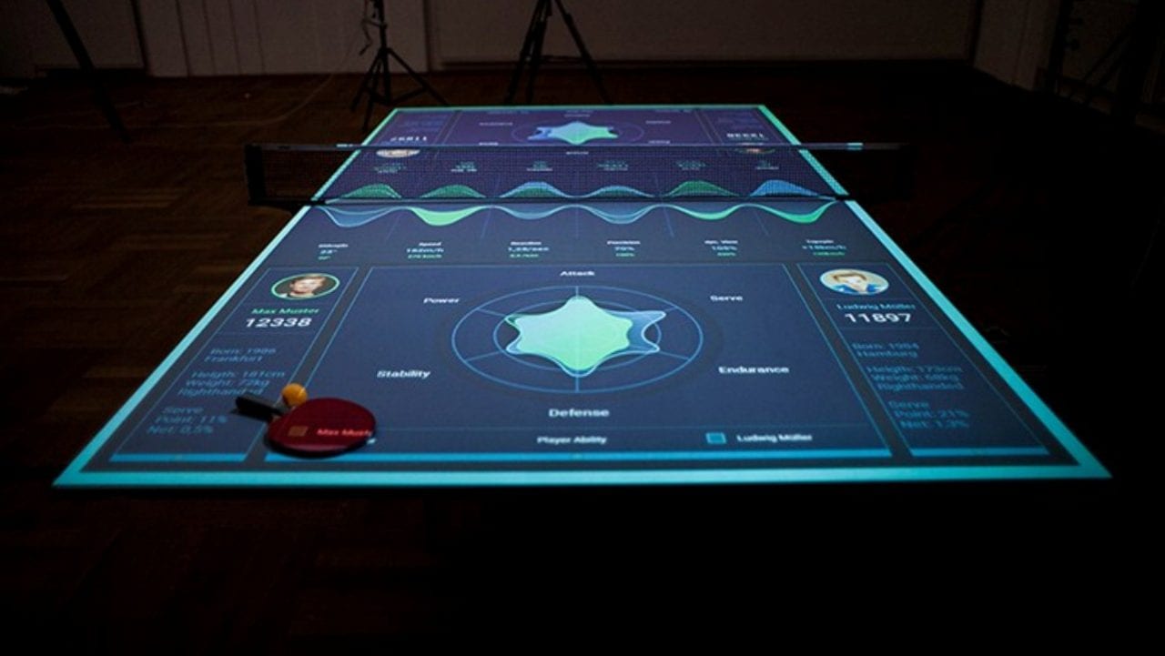 Теннисный стол, который тренирует сам (ВИДЕО)