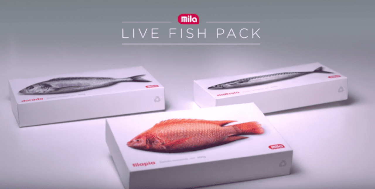 Упаковка, оживляющая рыбу (ВИДЕО)