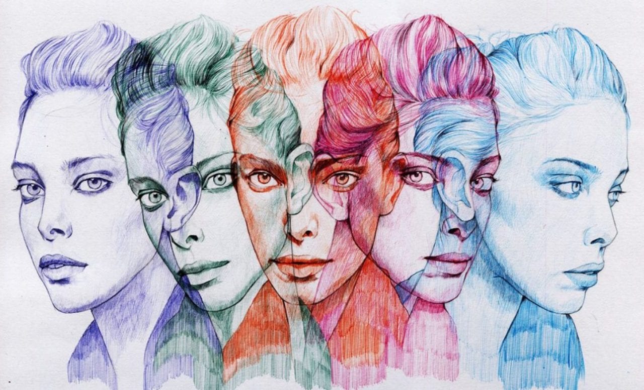 Красота топ-моделей и шариковые ручки