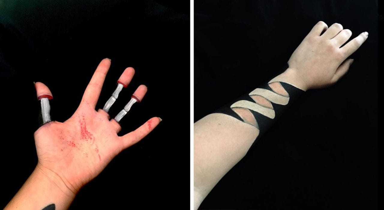 Невидимый боди-арт