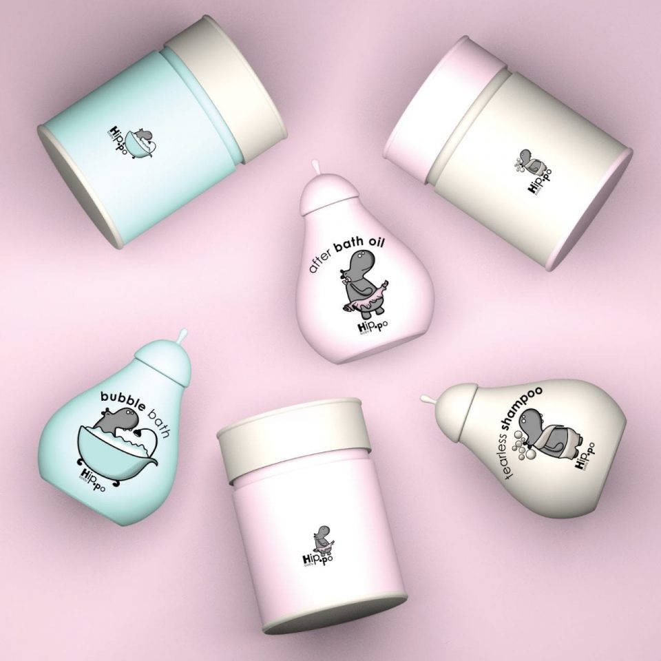 Бегемотик-чистюля для новорожденных