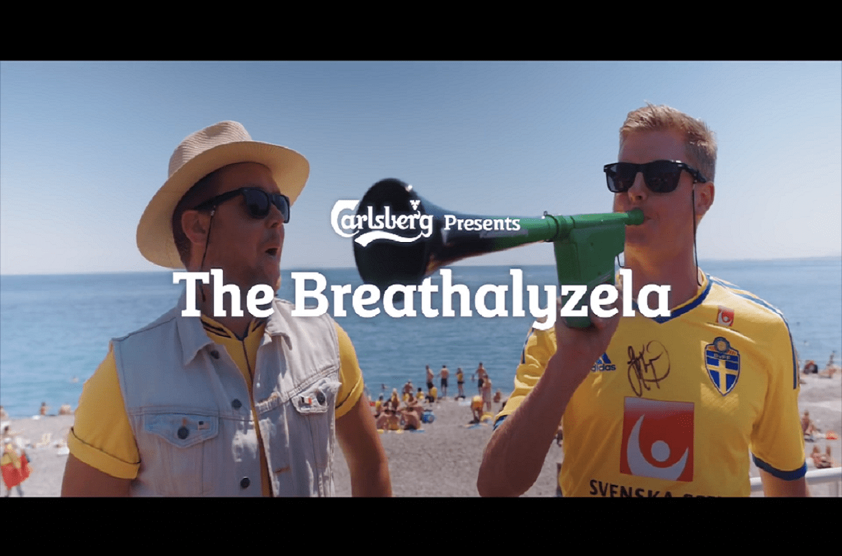 Дудка-алкотестер  для футбольных фанатов на Евро 2016 (ВИДЕО)