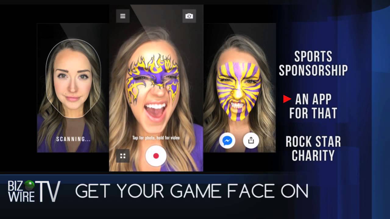 Лицо цвета флага