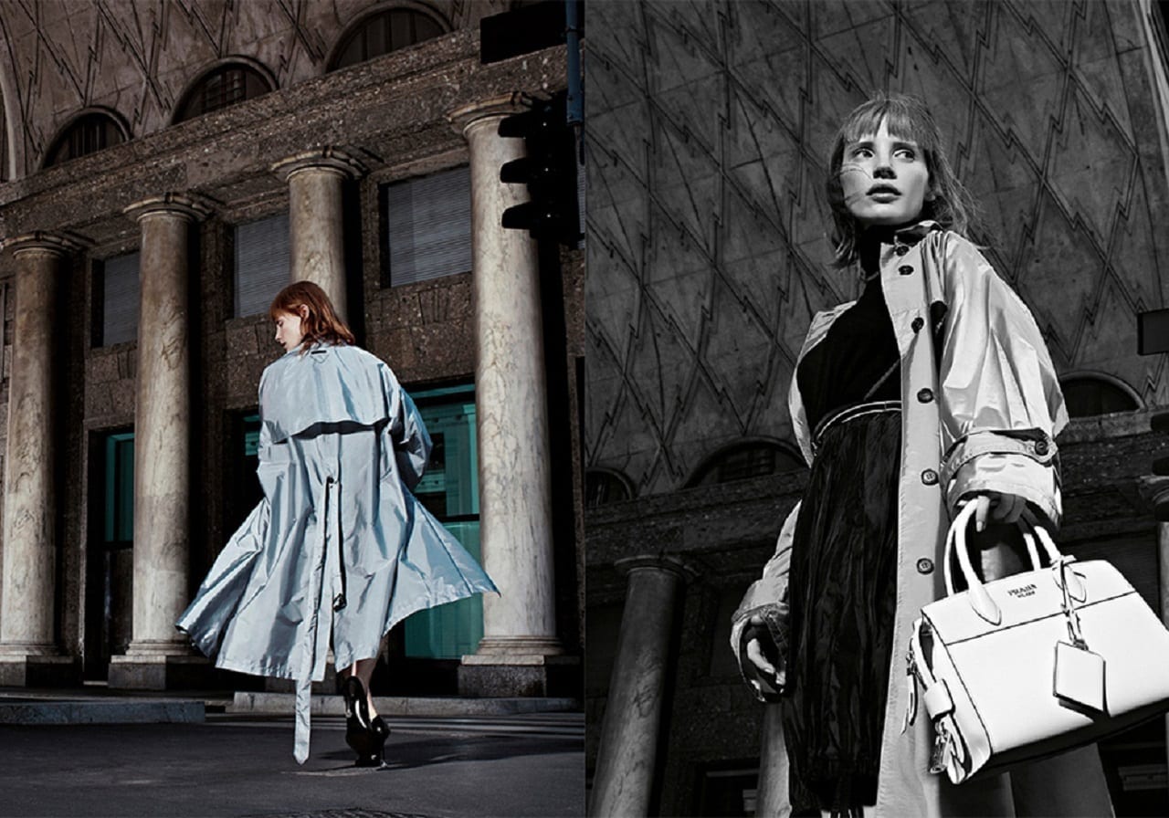 Джессика Честейн тоже носит Prada