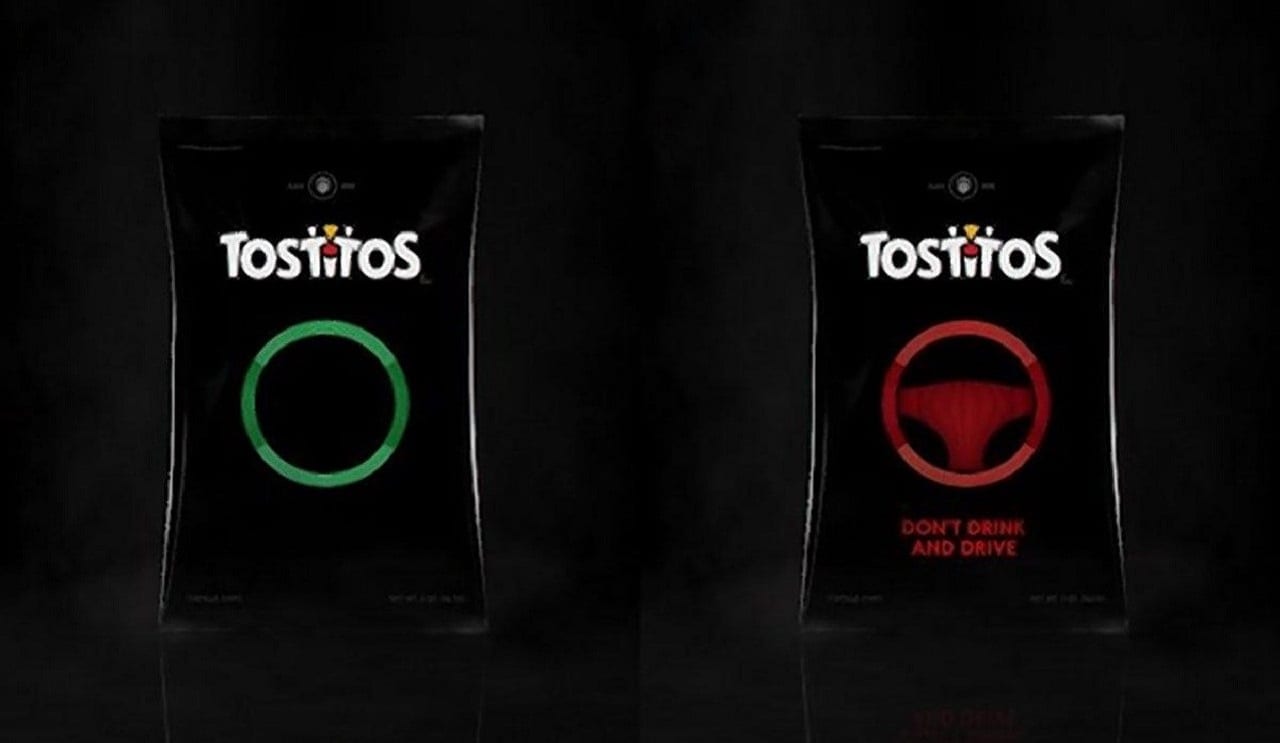 Чипсы предупреждают: не садись за руль!