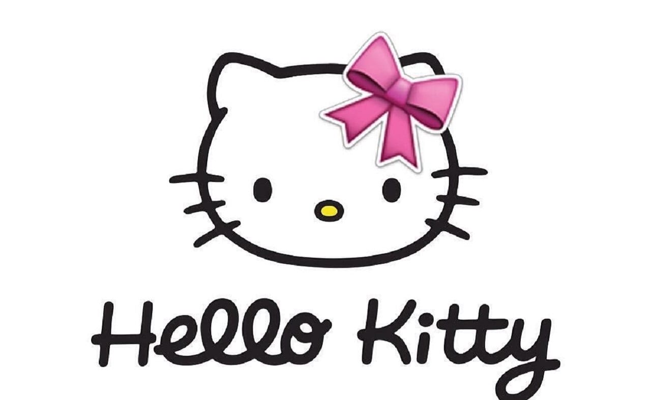 Слово hello kitty. Hello Kitty логотип. Китти надпись. Hello Kitty надпись. Значок Хелло Китти.