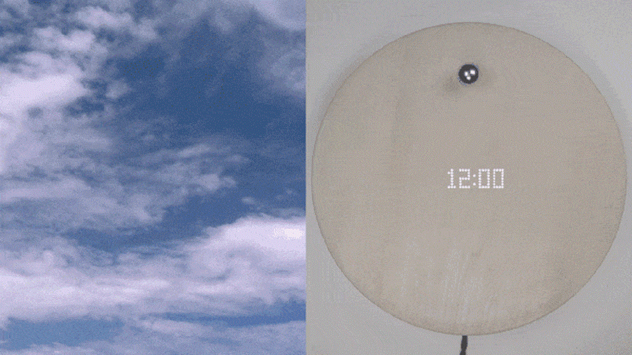 Магнетические настенные часы, повторяющие движение земли (ВИДЕО)