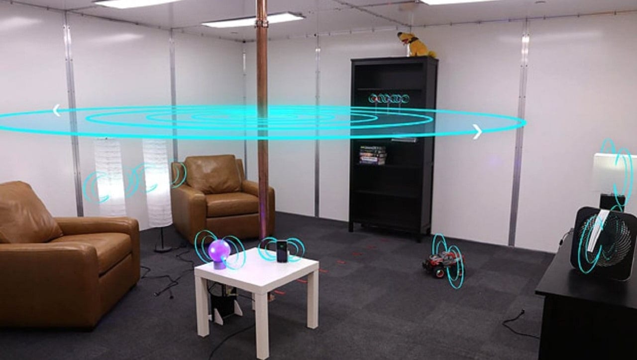 Создана комната, заряжающая любые гаджеты