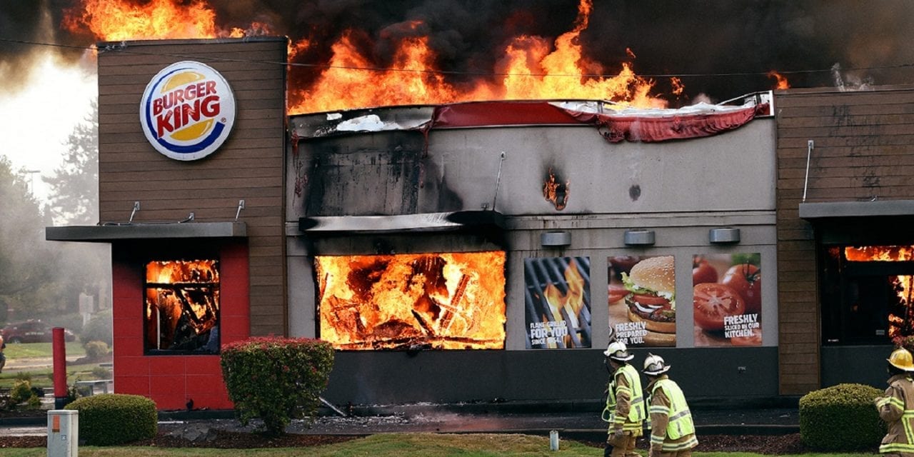 Burger King играет с огнем