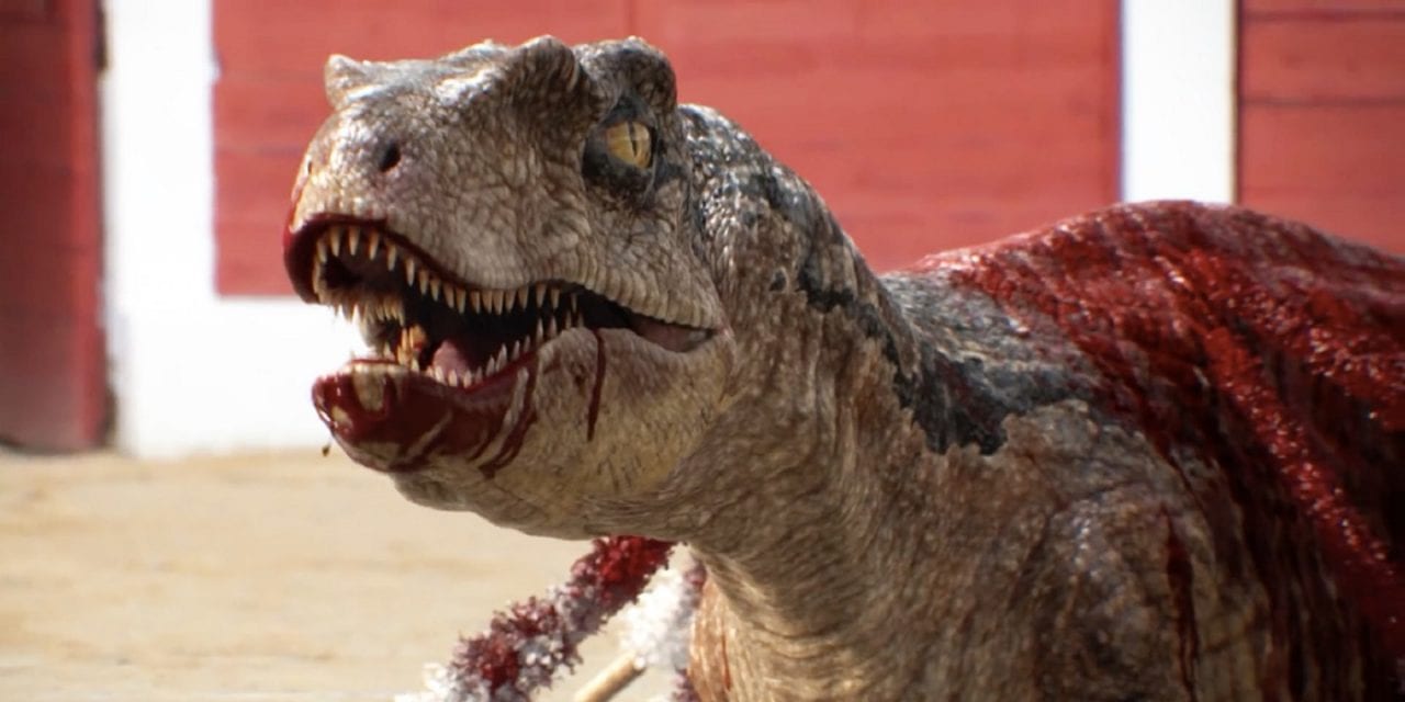 Убийство велосераптора в прямом эфире (ВИДЕО)