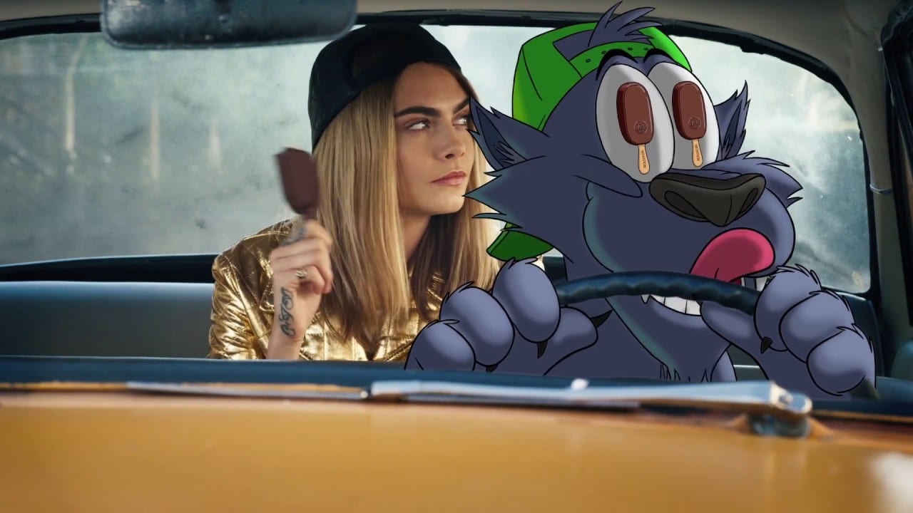 Кара Делевинь укрощает чудовищ (ВИДЕО)