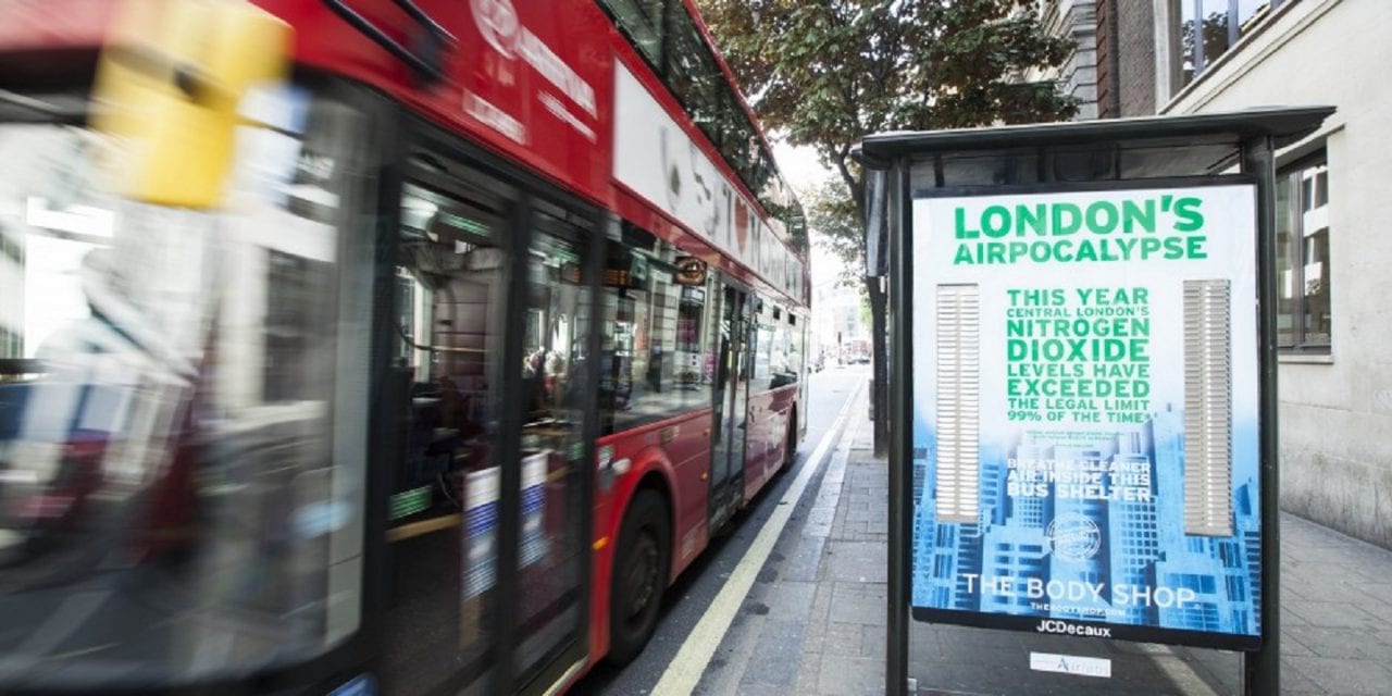 Одна остановка очищает газы 80 автобусов