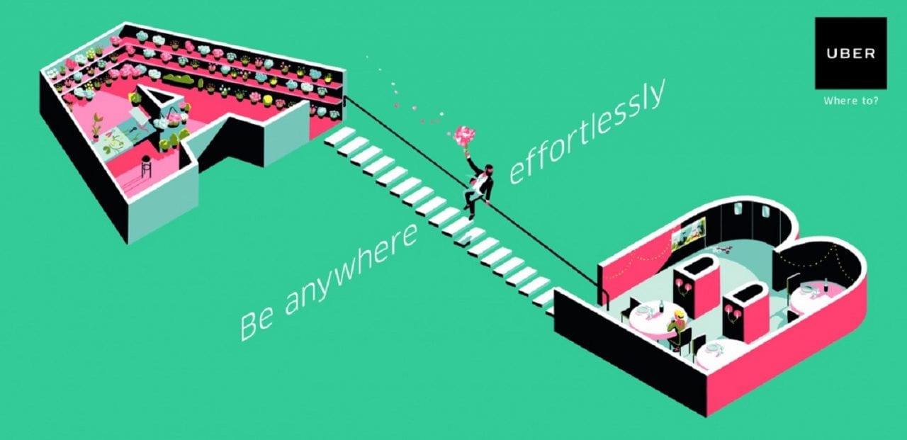 Uber открыл кратчайший путь от А до В (ВИДЕО)