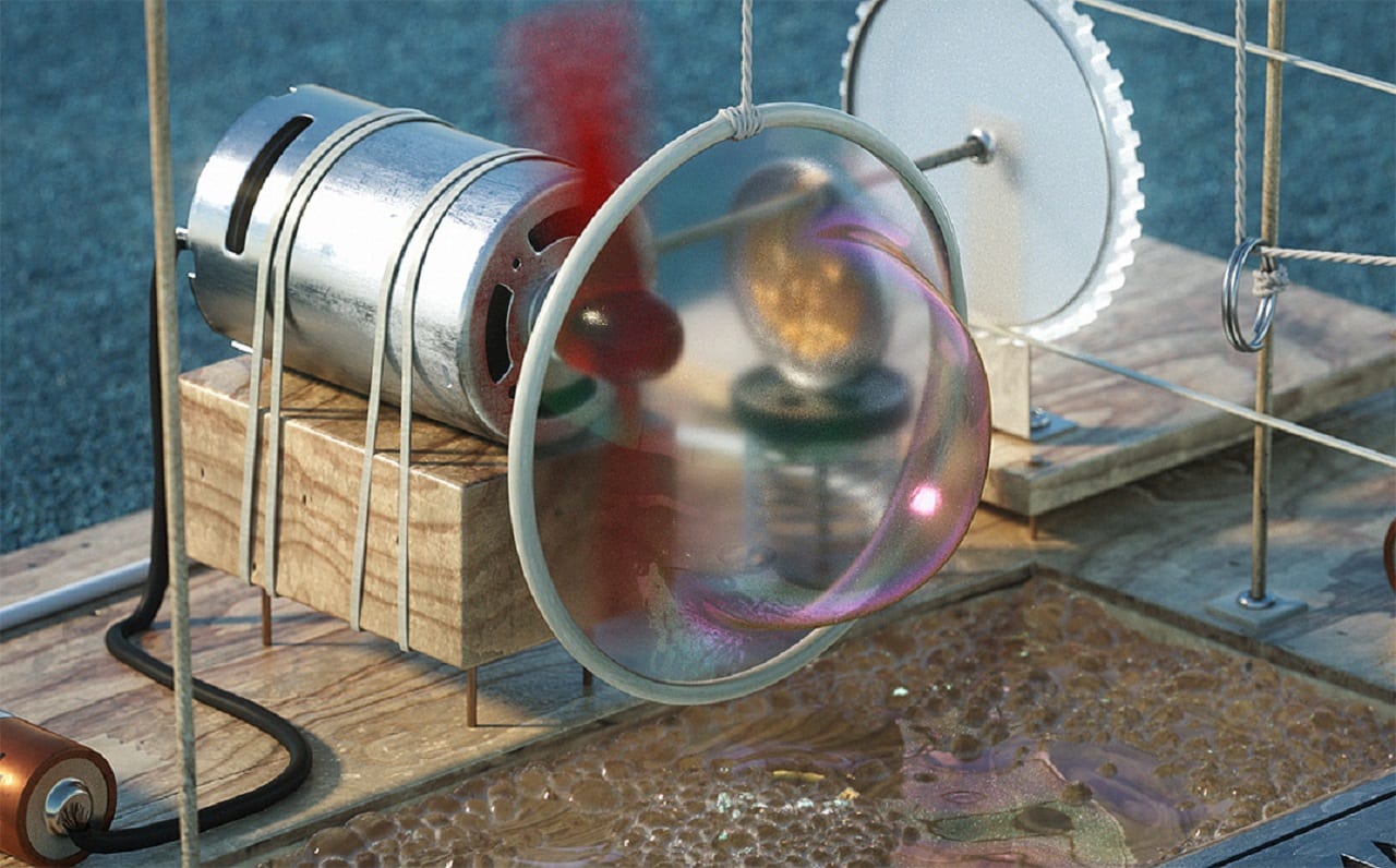 Специально для ленивых. Машинка для надувания мыльных пузырей (ВИДЕО)