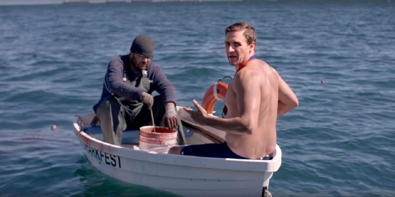 Райан Лохте готов поплавать вместе с голодными акулами (ВИДЕО)