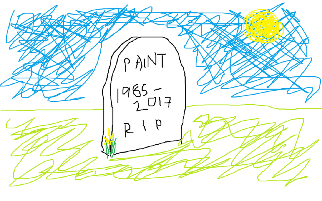Paint сделал свое дело, Paint может уходить
